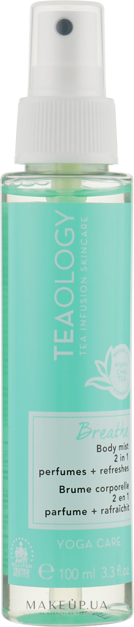 Мист для тела - Teaology Yoga Care Breathe Body Mist — фото 100ml