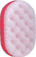Овальная губка для ванны, розовая - Ewimark — фото N1