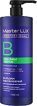 Бальзам для пошкодженого волосся "Відновлювальний" з дозатором - Master LUX Professional Repair Balsam — фото N1