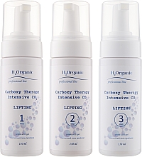 Парфумерія, косметика Набір "Карбокситерапія. Ліфтинг" - H2Organic Carboxy Therapy Intensive CO2 Lifting (3xgel/150ml)