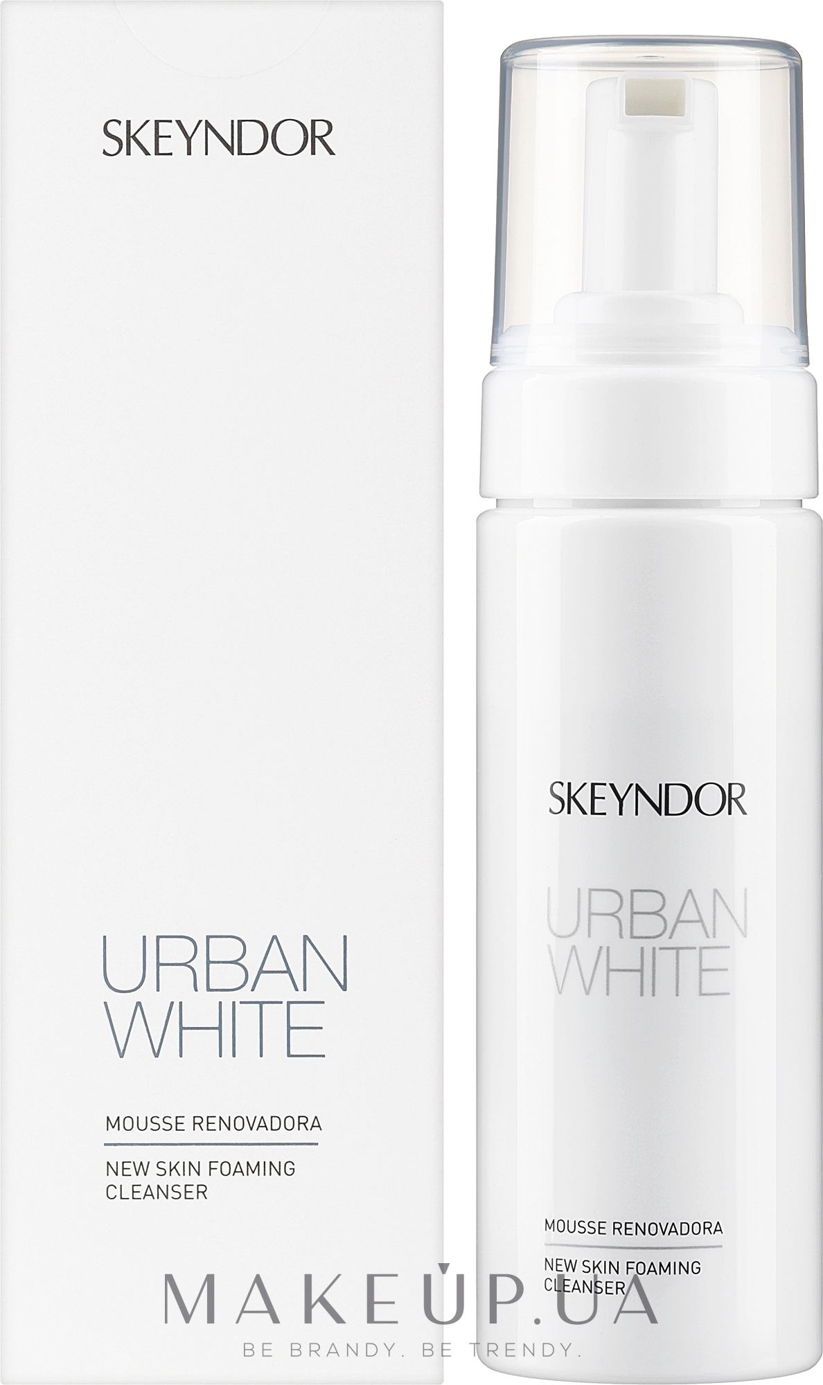Оновлюючий очищаючий мус - Skeyndor Urban White New Skin Foaming Cleanser — фото 150ml