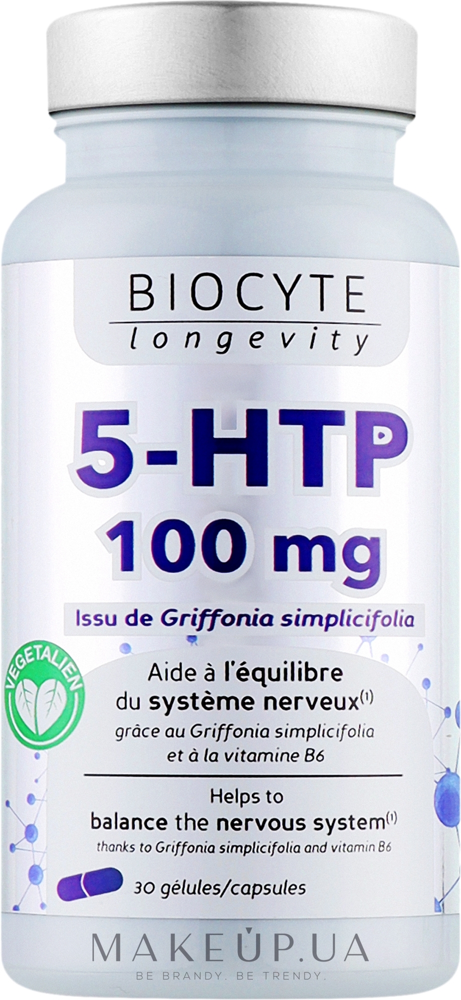 Харчова добавка - Biocyte Longevity 5-HTP — фото 30шт