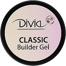 Гель для нарощування нігтів - Divia Classic Builder Gel Clear — фото N3