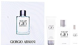 Парфумерія, косметика Giorgio Armani Acqua Di Gio Pour Homme - Набір (edt/100ml + edt/15ml + sh/gel/75ml)