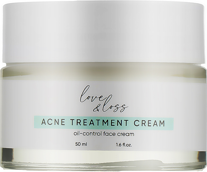 Крем для обличчя для жирної/проблемної шкіри - Love&Loss Acne Treatment Cream — фото N3
