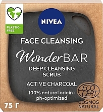 Натуральний скраб для обличчя - NIVEA WonderBar Deep Cleansing Scrub — фото N1
