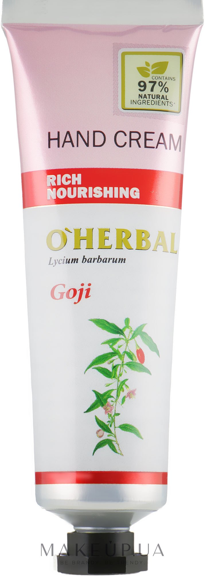 Крем для рук з ягодами годжі - O'Herbal Rich Nourishing Hand Cream Goji — фото 30ml