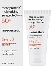 Увлажняющий солнцезащитный крем SPF 50+ - Mesoestetic Mesoprotech Moisturising Sun Protection — фото N2