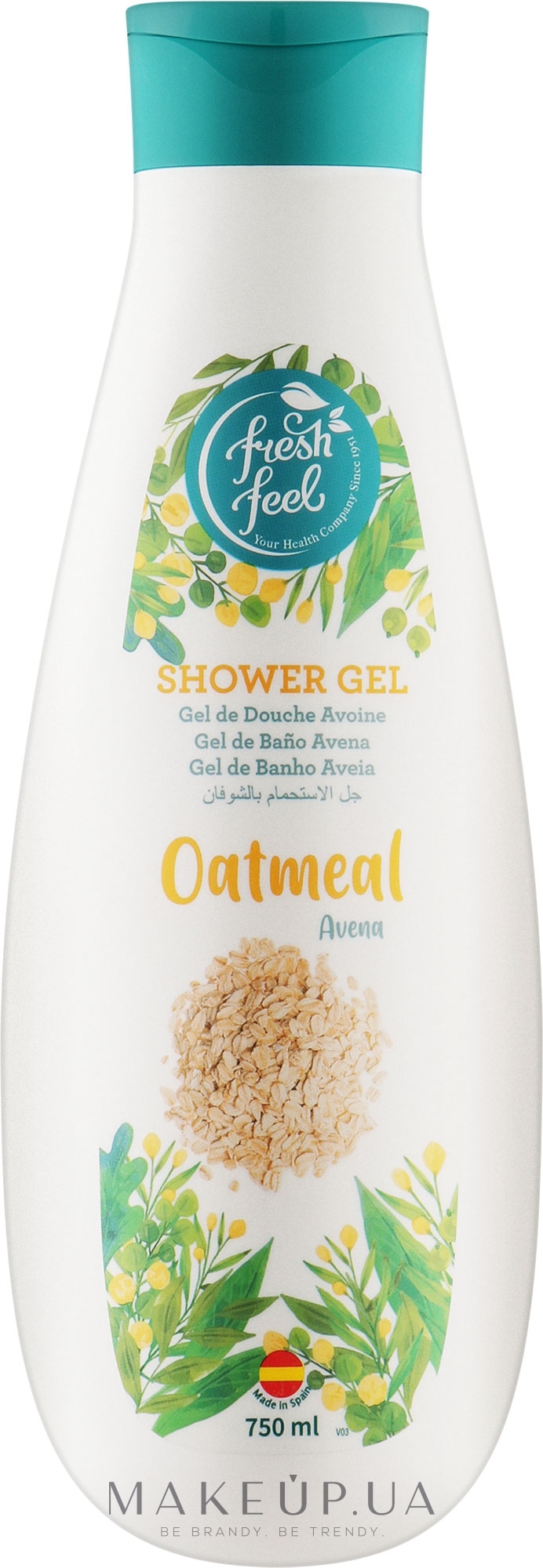 Гель для душу "Oats" - Fresh Feel Shower Gel — фото 750ml