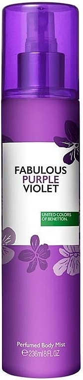 Benetton Fabulous Purple Violet - Спрей для тела — фото N1