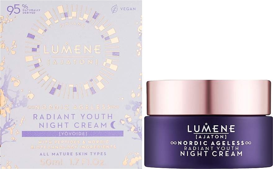 УЦЕНКА Интенсивный ночной крем - Lumene Nordic Ageless [Ajaton] Radiant Youth Night Cream * — фото N2