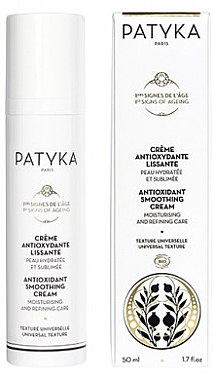 Антиоксидантный крем для лица - Patyka 1St Sings Of Ageing Antioxidant Smoothing Cream Texture Universelle — фото N1