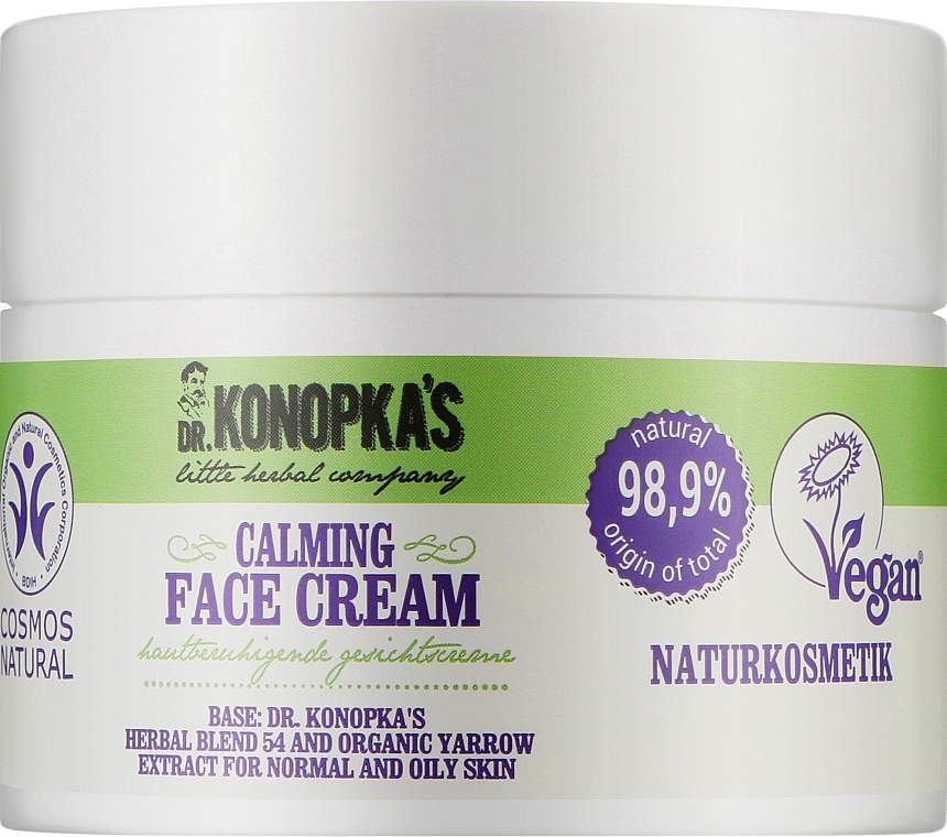 Крем для лица успокаивающий - Dr. Konopka's Calming Face Cream — фото N1