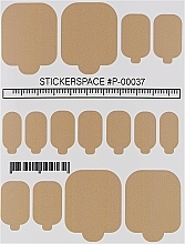 Дизайнерські наклейки для педикюру "Wraps P-00037" - StickersSpace — фото N1