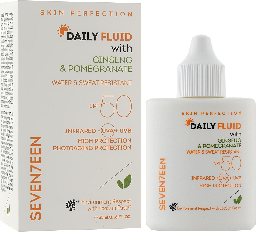 Крем солнцезащитный SPF 50 - Seventeen Skin Perfection Daily Fluid SPF 50 — фото N2