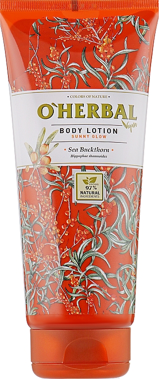 Лосьйон для тіла "Обліпиха" - O’Herbal Body Lotion Sea Buckthorn — фото N1