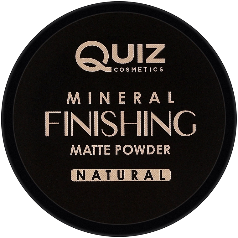 Мінеральна пудра для обличчя - Quiz Cosmetics Mineral Finishing Matte Powder — фото N2