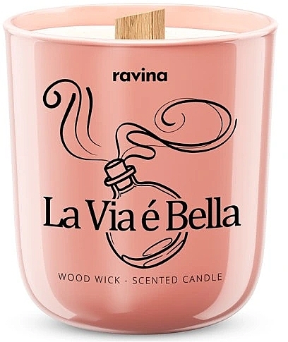 Ароматична свічка "La Via e Bella" - Ravina Aroma Candle — фото N1