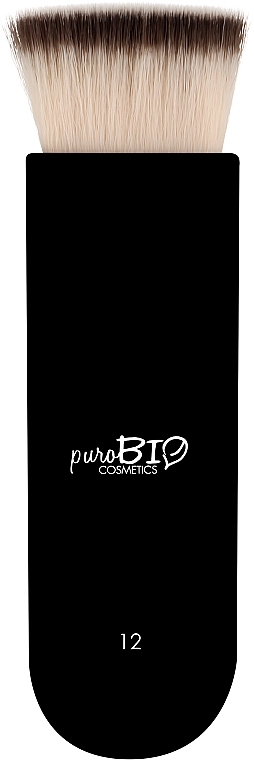 Плоский пензель для контурингу - PuroBio Cosmetics Brush №12 — фото N1