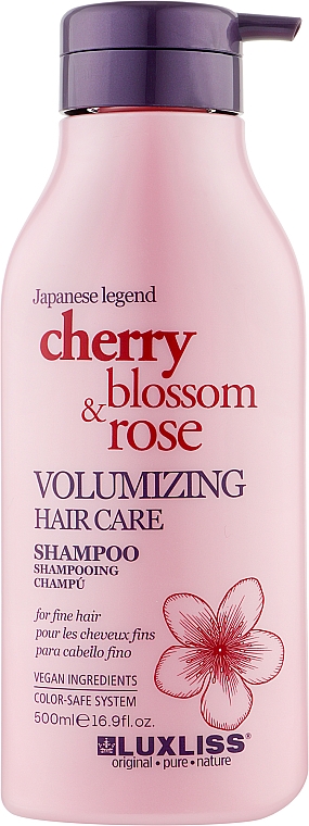 Шампунь для об'єму волосся - Luxliss Volumizing Hair Care Shampoo — фото N3