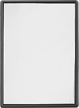 Карманное зеркальце 8.5х6 см, серое - Titania Square Pocket Mirror — фото N1