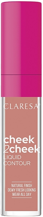 Рідкі рум'яна - Claresa Cheek2Cheek Liquid Contour — фото N1