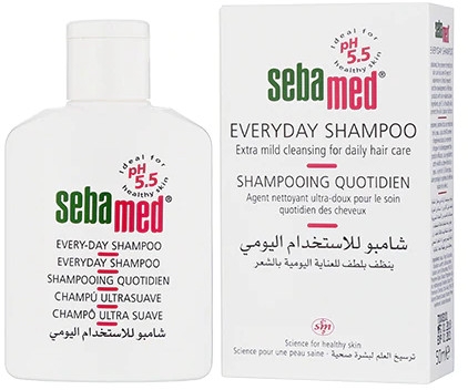 Ежедневный шампунь для волос - Sebamed Everyday Shampoo (мини) — фото N1