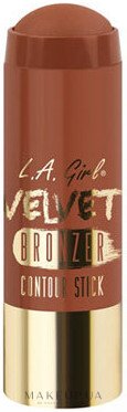 Бронзер для обличчя - L.A.Girl Velvet Contour Bronzer Stick — фото Brazen