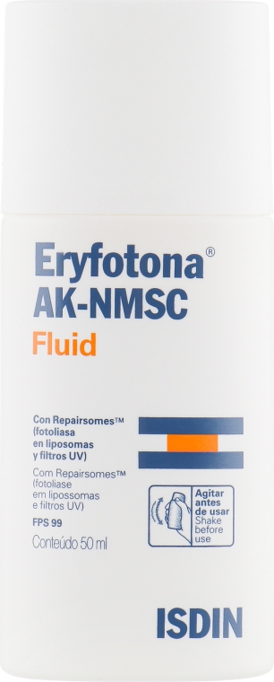 Флюїд для обличчя сонцезахисний - Isdin Eryfotona АК-NMCS Fluid SPF99 — фото N2