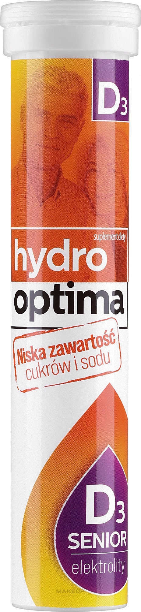 Диетическая добавка в таблетках - Aflofarm Hydro Optima Senior D3 — фото 20шт