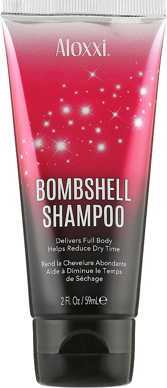 Шампунь для волосся "Вибуховий об'єм" - Aloxxi Bombshell Shampoo (міні) — фото N1