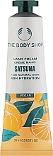 Парфумерія, косметика Крем для рук "Сатсума" - The Body Shop Vegan Satsuma Hand Cream For Normal Skin