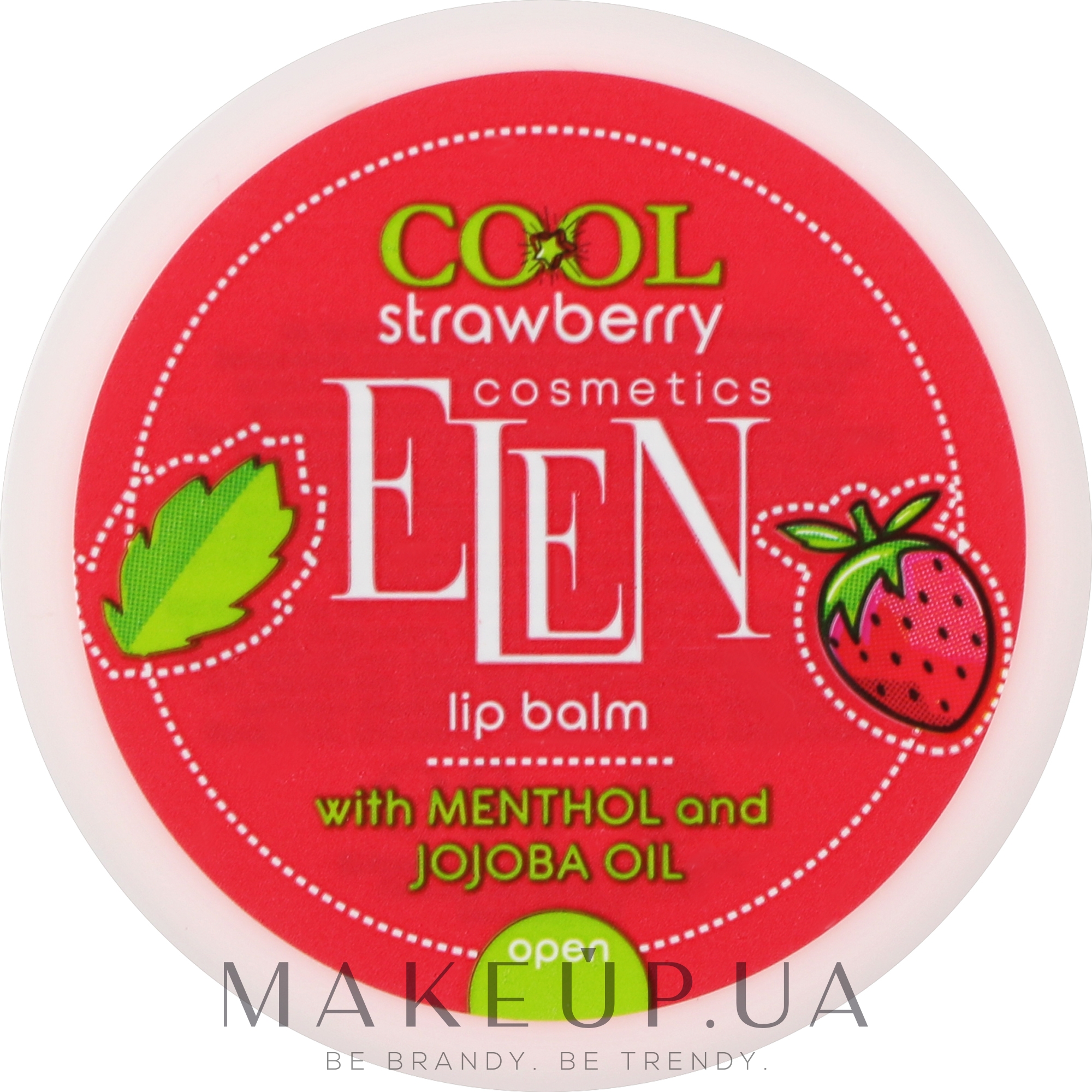 Elen Cosmetics Cool Strawberry Lip Balm - Бальзам для губ: купить по лучшей  цене в Украине | Makeup.ua