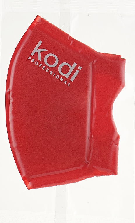 Двошарова маска з неопрену без клапана, коралова з логотипом "Kodi Professional" - Kodi Professional — фото N1