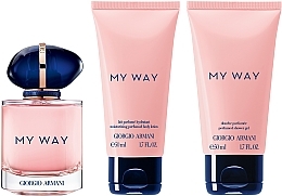 Giorgio Armani My Way - Набор (edp/50ml + b/lot/50ml + sh/gel/50ml) — фото N2