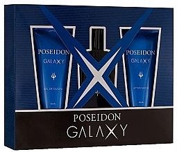 Poseidon Galaxy - Набор (edt/100ml + sh/gel/100ml + ash/100ml) — фото N1
