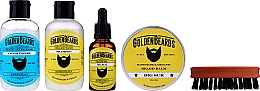 Набор - Golden Beards Starter Beard Kit Big Sur (balm/60ml + oil/30ml + shm/100ml + cond/100ml + brush) — фото N2