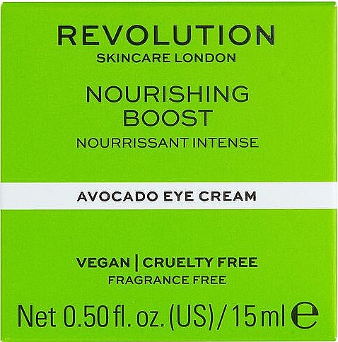 Крем для шкіри навколо очей з авокадо - Revolution Skincare Nourishing Boost Avocado Eye Cream — фото N3