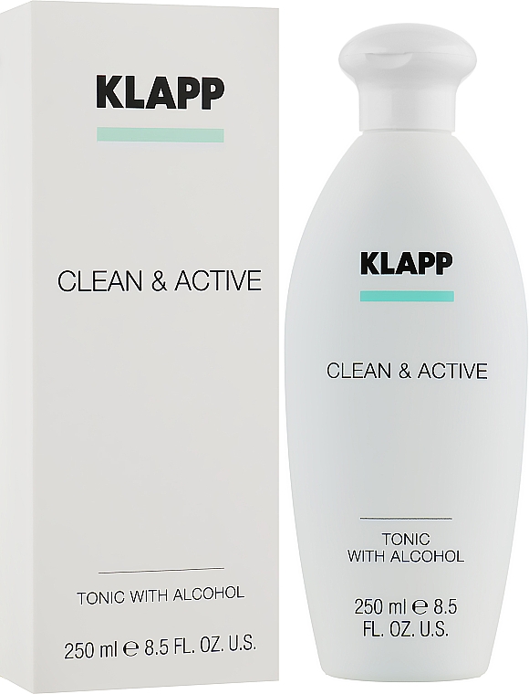 Тонік для обличчя - Klapp Clean & Active Tonic with Alcohol — фото N4