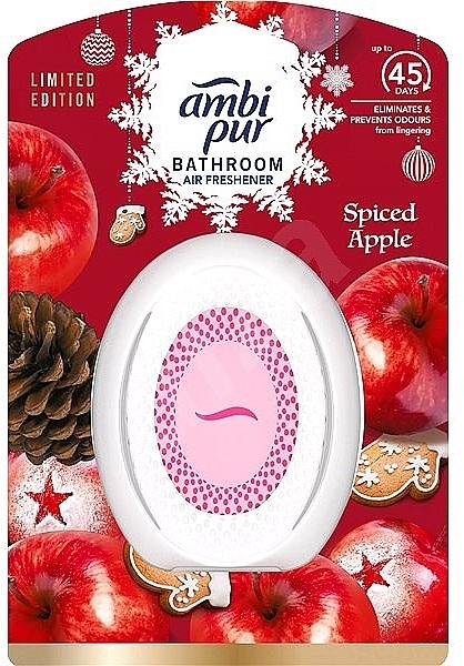 Ароматизатор для ванни "Пряне яблуко" - Ambi Pur Bathroom Spiced Apple — фото N1