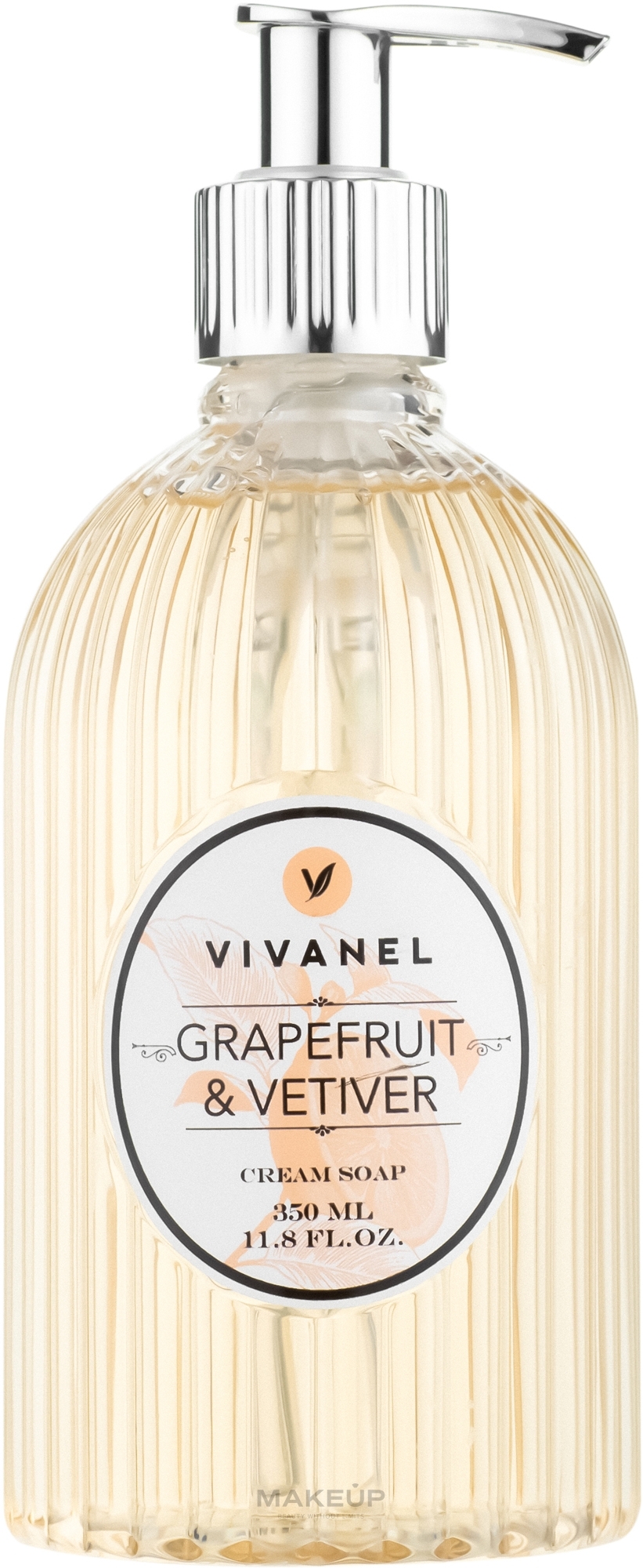 Vivian Gray Vivanel Grapefruit&Vetiver - Жидкое крем-мыло "Грейпфрут и ветивер" — фото 350ml