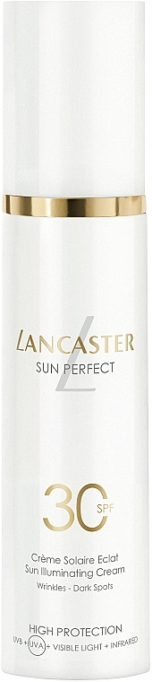 Сонцезахисний крем для обличчя - Lancaster Sun Perfect Sun Illuminating Cream SPF 30 — фото N1