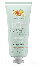 Зволожувальний крем для рук "Апельсин і ваніль" - Fluff Hand Sorbet — фото N1