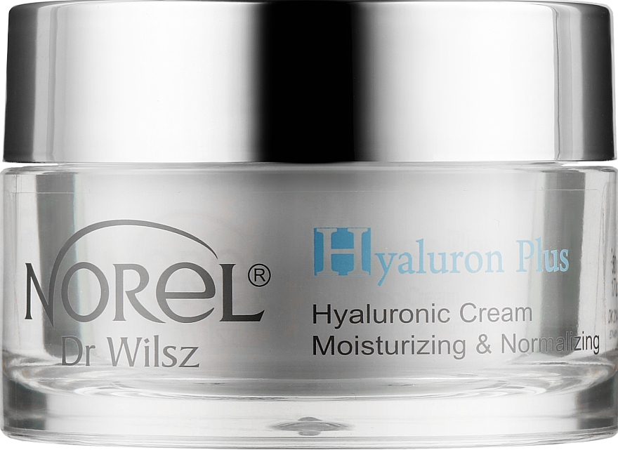 Зволожувальний крем з гіалуроновою кислотою для комбінованої шкіри - Norel Hyaluron Plus Hyaluronic Cream Moisturizing And Balancing — фото N1