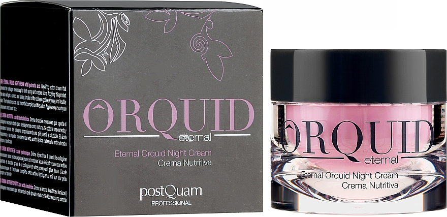 Увлажняющий ночной крем для лица - PostQuam Orquid Eternal Moisturizing Night Cream — фото N1