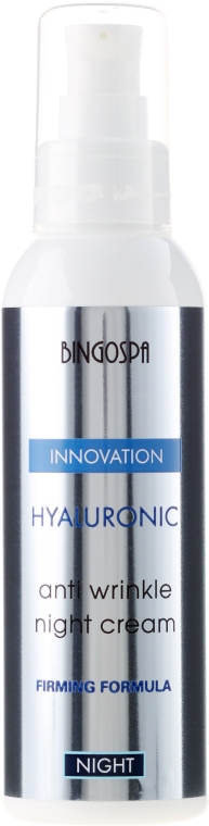 Гиалуроновый ночной крем против морщин - BingoSpa Hyaluronic Anti Wrinkle Night Cream — фото N2