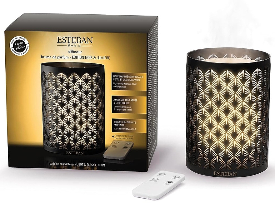 Диффузор - Esteban Perfume Mist Diffuser Light & Black Edition — фото N1