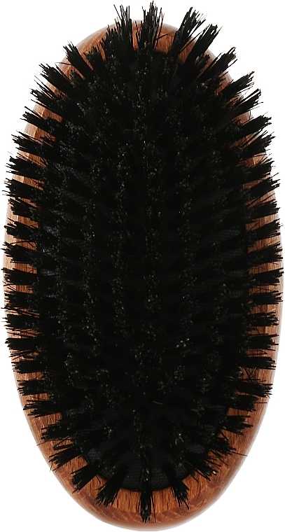 Щітка для бороди на гумовій подушці із щетиною кабана - Gorgol — фото N1