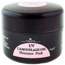 Духи, Парфюмерия, косметика Строительный гель - Naomi UV Camouflage Gel Shimmer Pink