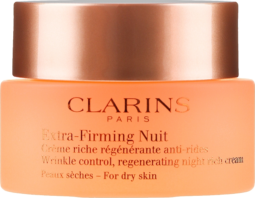 Нічний крем - Clarins Extra-Firming Night Rich Cream For Dry Skin (змінний блок) — фото N1